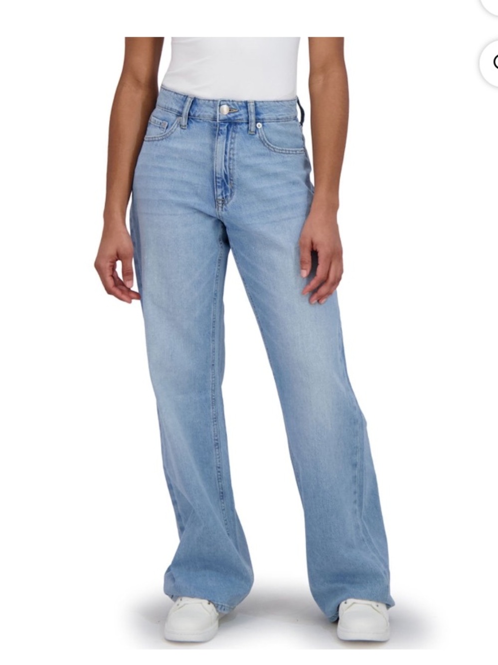 Aeropostale Light Wash Wide-Leg Jeans